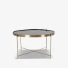 Ajdir sofabord Messing/glas