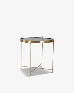 Ajdir sofabord Messing/glas