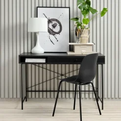 Alva skrivebord Sort