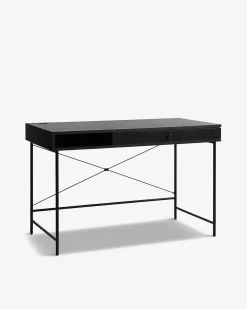 Alva skrivebord Sort