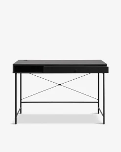 Alva skrivebord Sort
