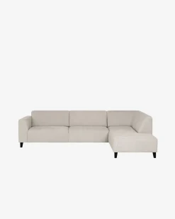 Amalfi hjørnesofa m/open end Beige