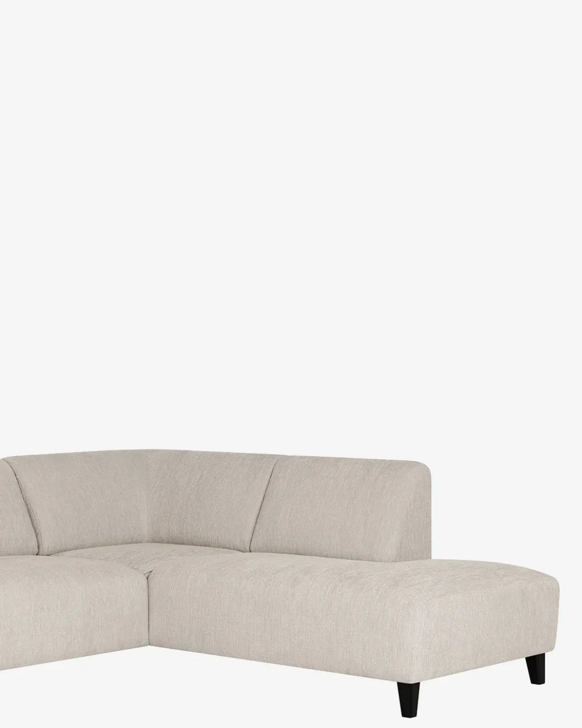 Amalfi hjørnesofa m/open end Beige