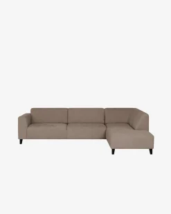Amalfi hjørnesofa m/open end Beige