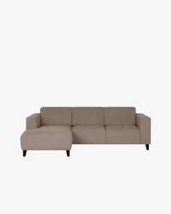 Amalfi 3 pers. m/chaiselong Beige
