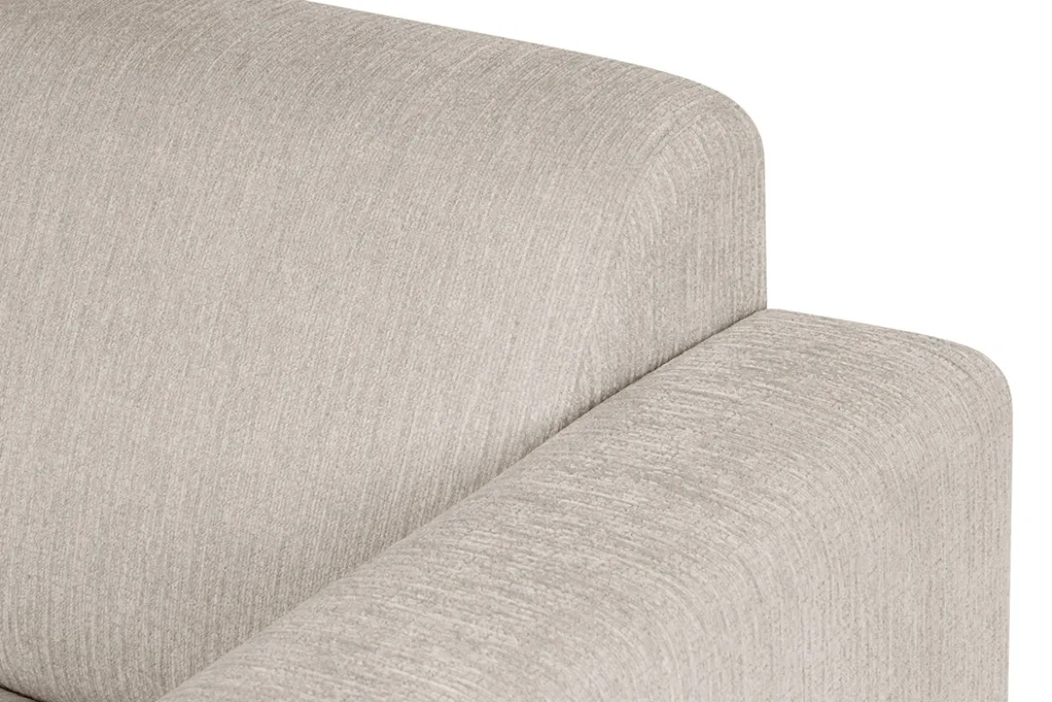 Amalfi 3 pers. m/chaiselong Beige