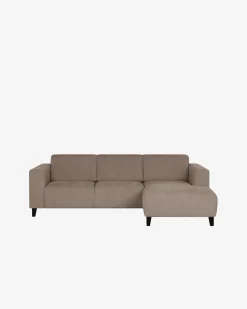 Amalfi 3 pers. m/chaiselong Beige