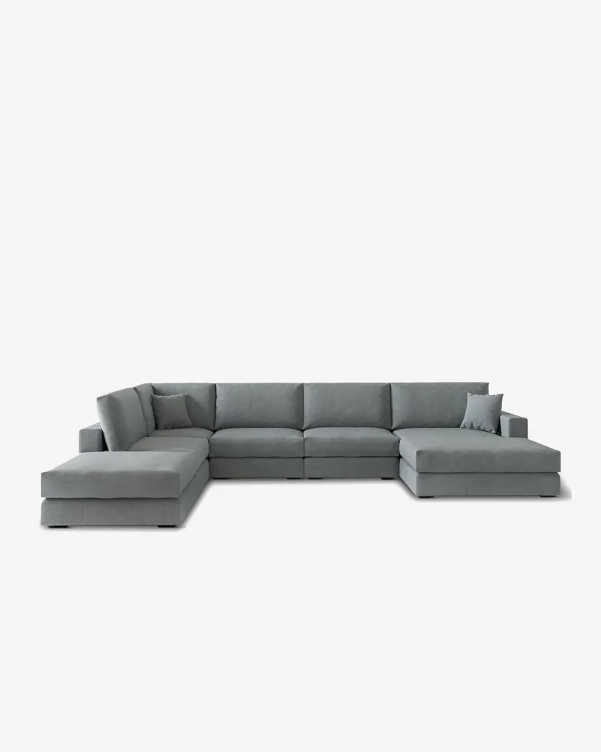 Andretta byggesofa Lys grå