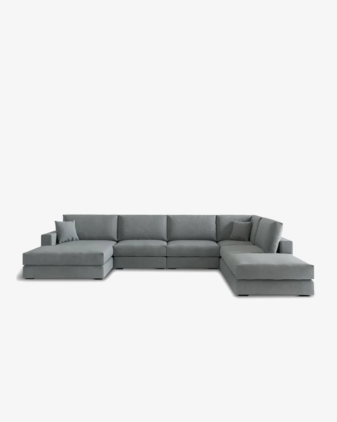Andretta byggesofa Lys grå