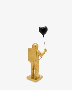 Astronaut m. ballon hjerte Pynt