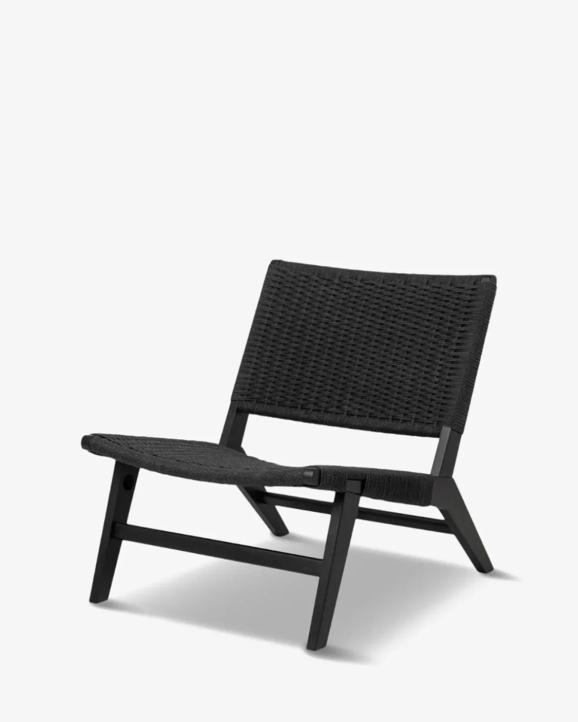 Bali loungestol Sort flet