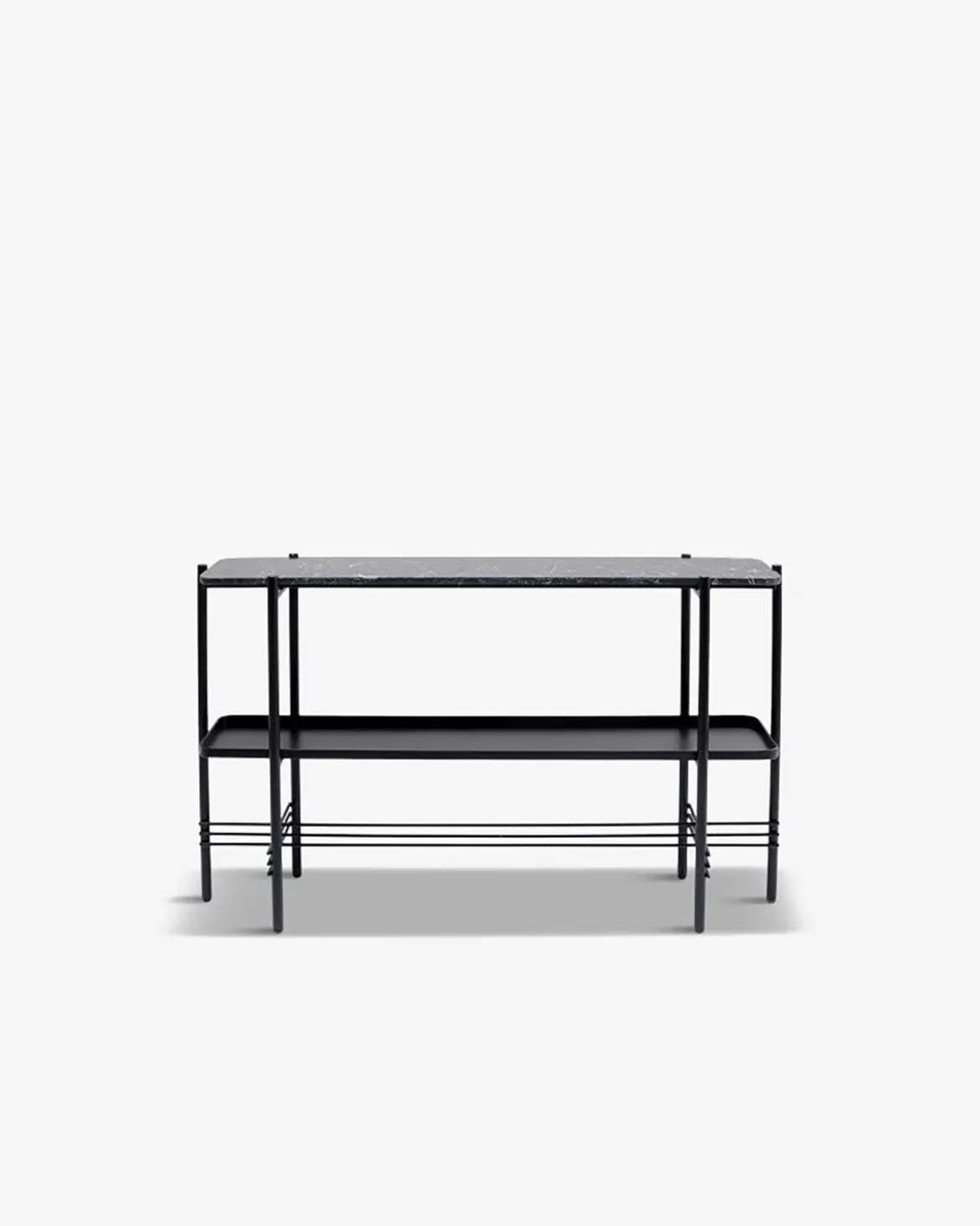 Bennet konsolbord Sort metal/ marmor