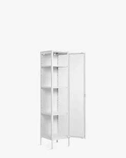 Brisbane vitrine slim Hvid