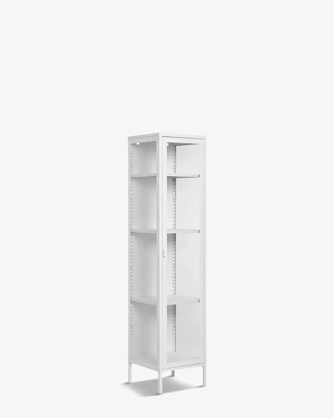 Brisbane vitrine slim Hvid