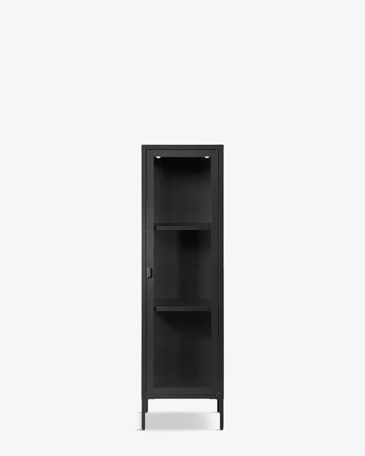 Brisbane vitrine slim Sort