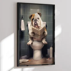 Bulldog på toilet galleri Galleri