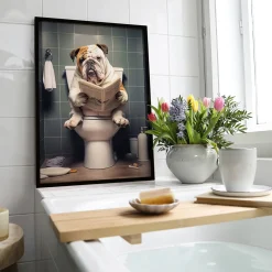 Bulldog på toilet galleri Galleri