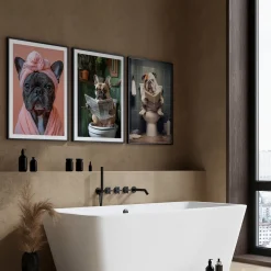 Bulldog på toilet galleri Galleri