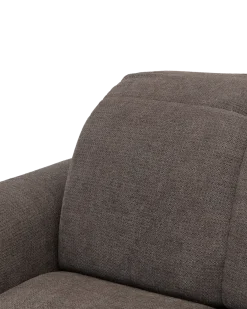 Bullet hjørnesofa med rundt hjørne Højrevendt med pufafslutning
