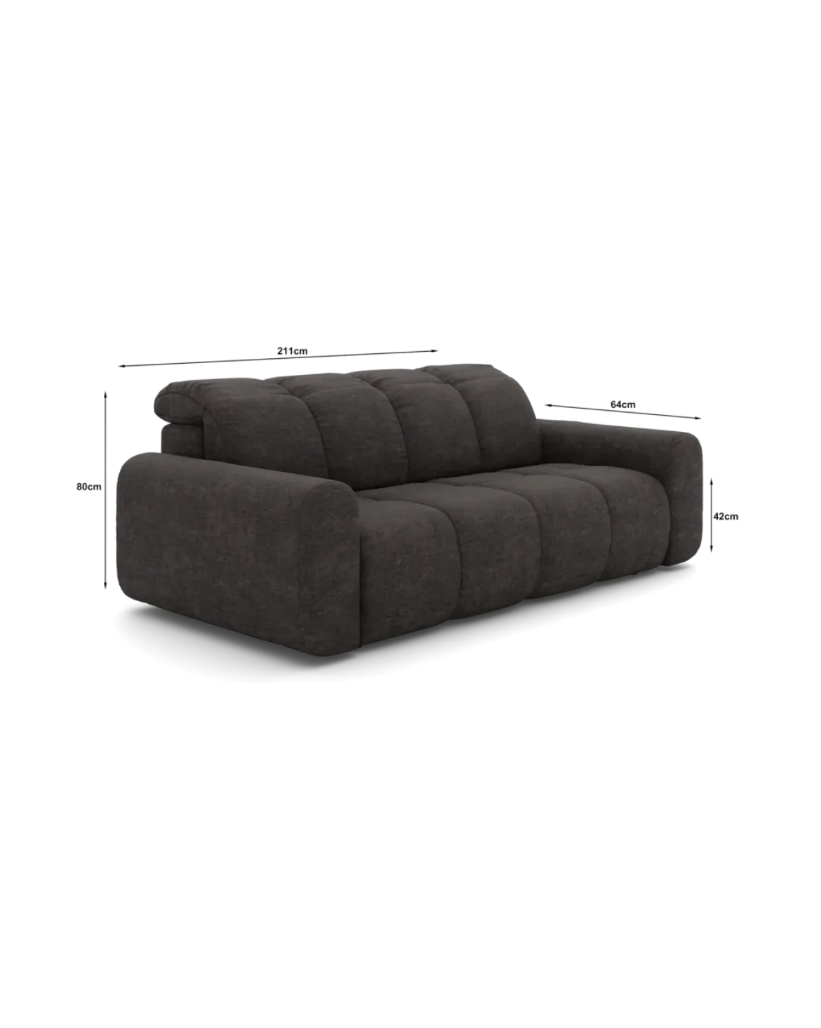 Bullet 2-3 pers. sofa