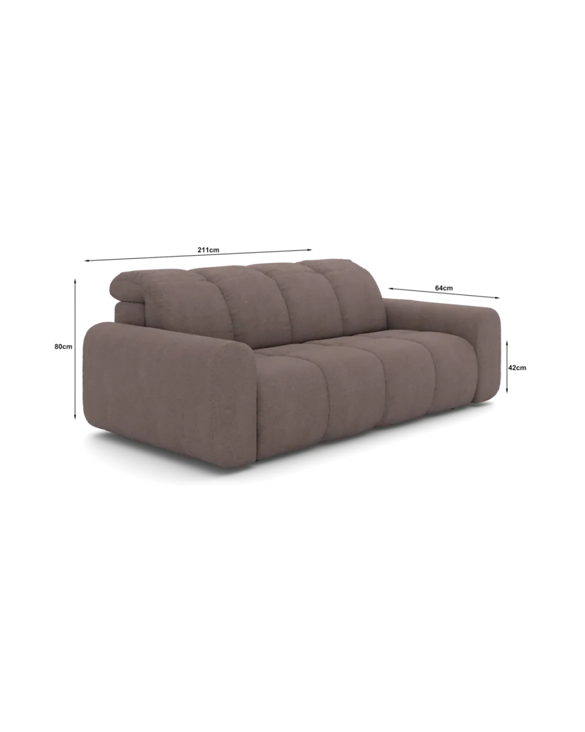 Bullet 2-3 pers. sofa