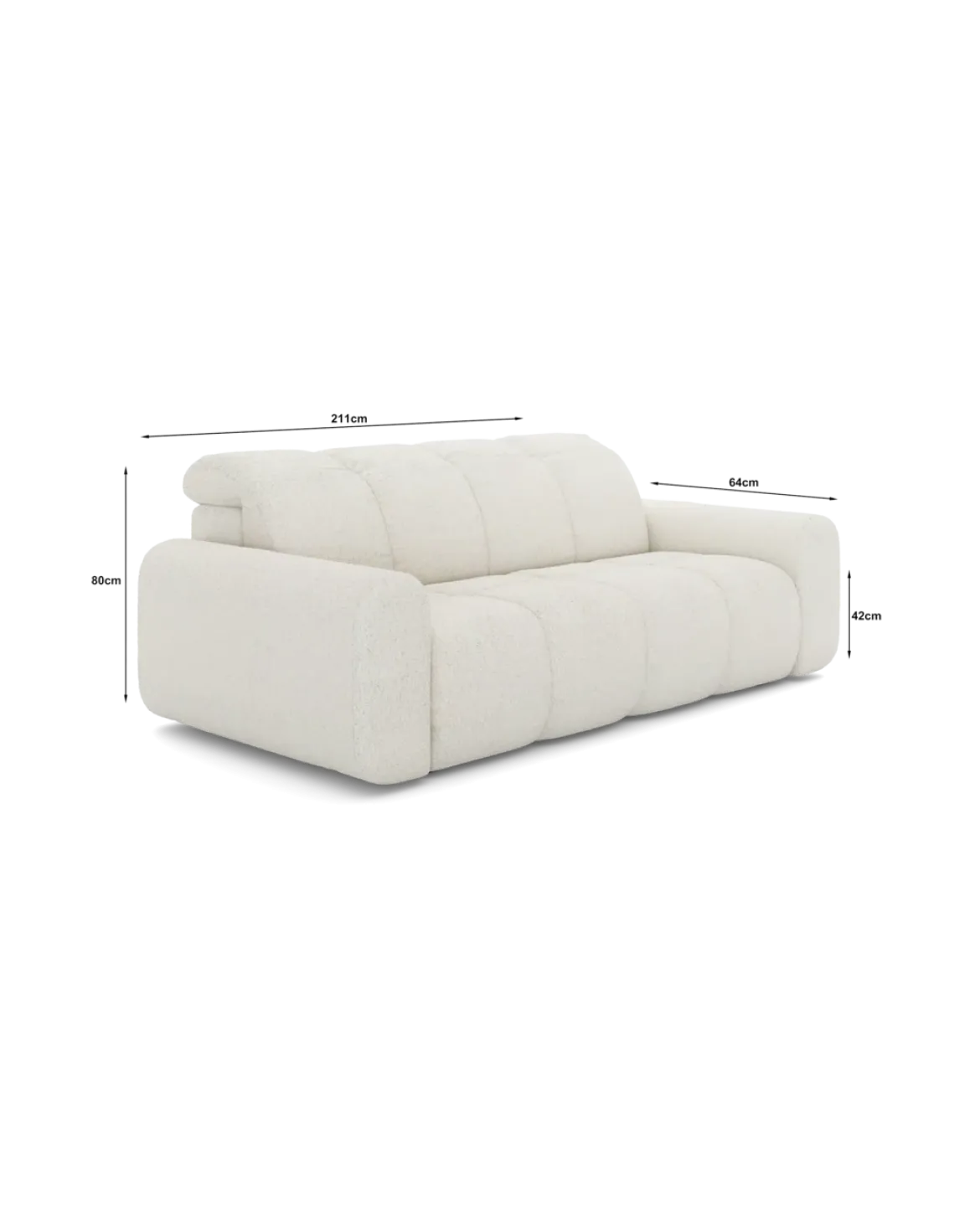 Bullet 2-3 pers. sofa