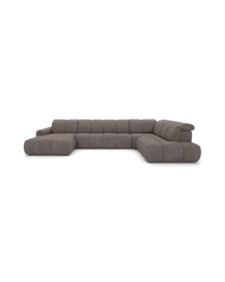 Bullet U-sofa Højrevendt med chaiselong og open end
