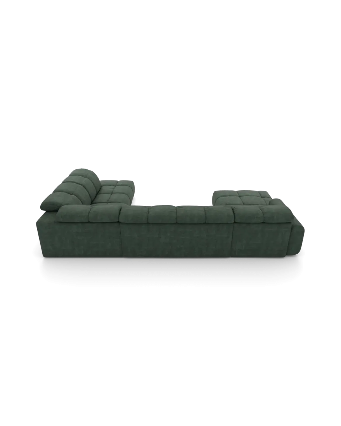 Bullet U-sofa Højrevendt med chaiselong og open end