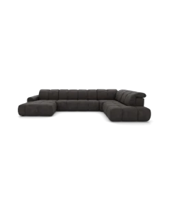 Bullet U-sofa Højrevendt med chaiselong og open end