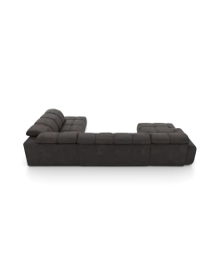 Bullet U-sofa Højrevendt med chaiselong og open end