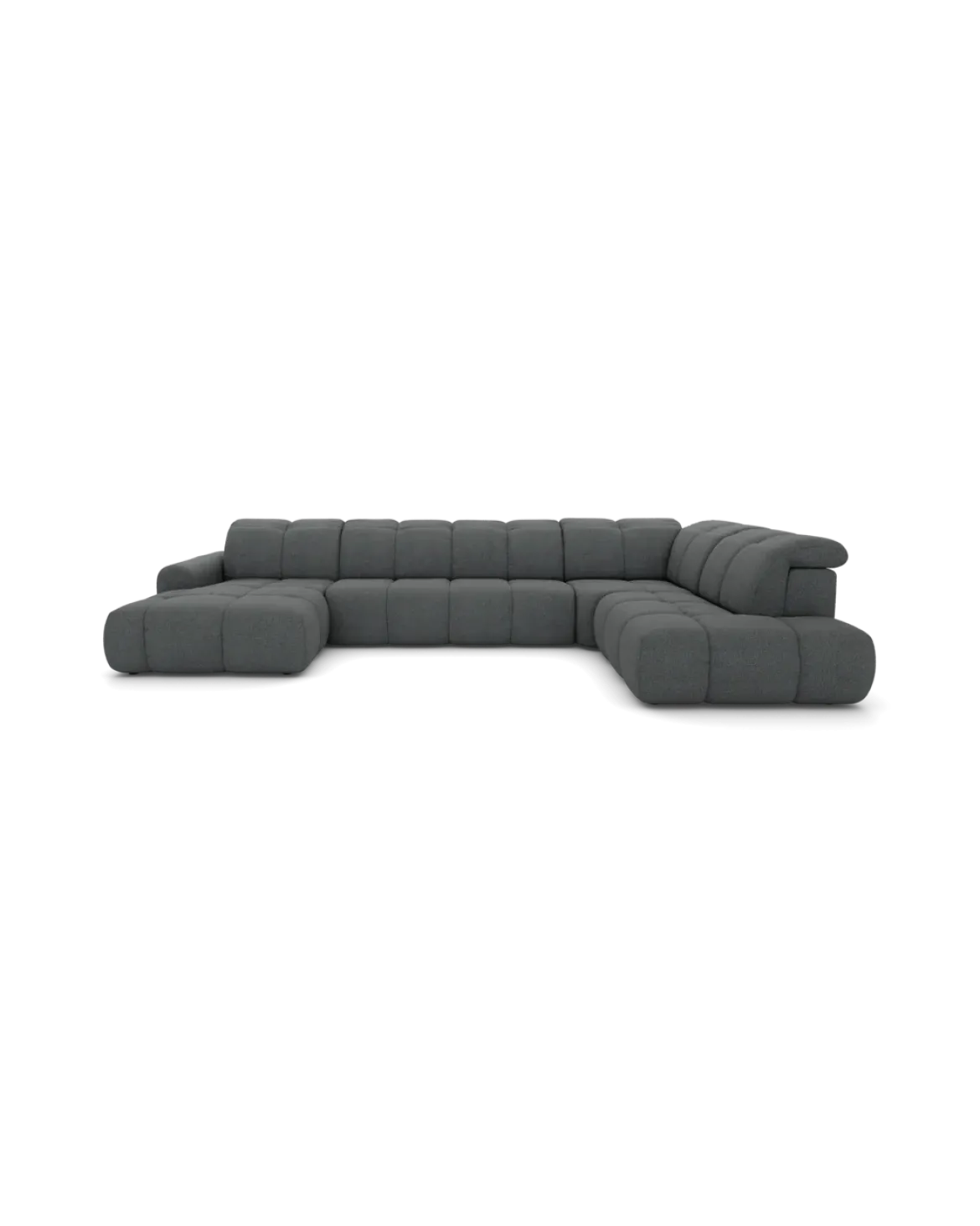 Bullet U-sofa Højrevendt med chaiselong og open end