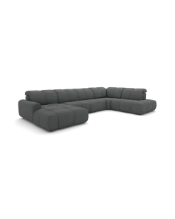 Bullet U-sofa Højrevendt med chaiselong og open end