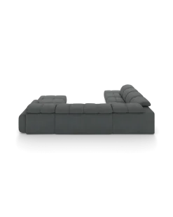 Bullet U-sofa Venstrevendt med chaiselong og open end