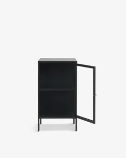 Carmel skænk/sengebord Sort metal