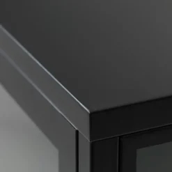 Carmel skænk Sort metal 4 dørs