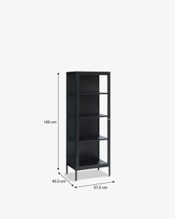 Carmel Tower sort Vitrine
