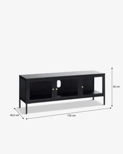 Carmel tv-bord sort Tv bord