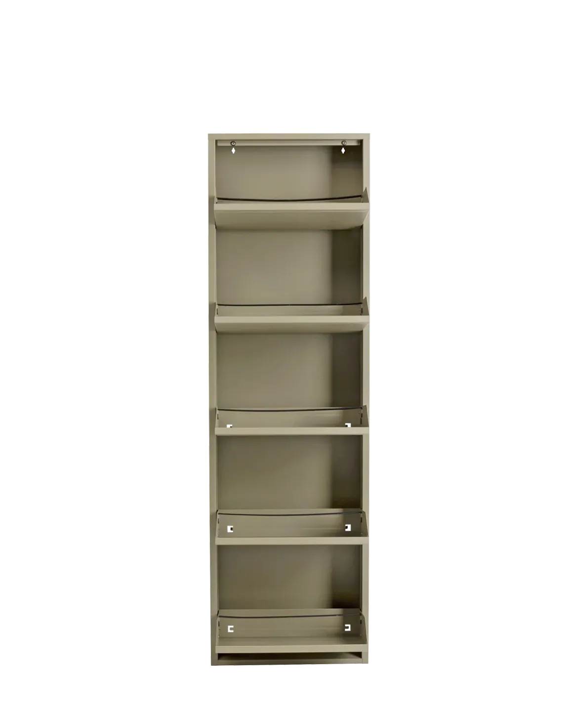 Caruso skoskab 5 låger Khaki
