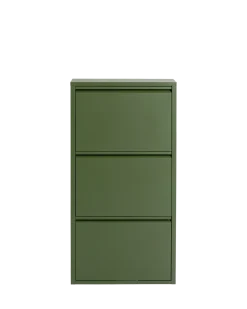 Caruso skoskab 3 låger Oliven