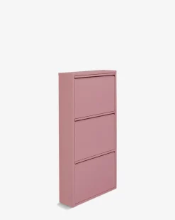 Caruso skoskab 3 låger Rosa