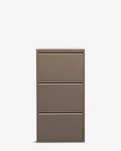 Caruso skoskab 3 låger Taupe