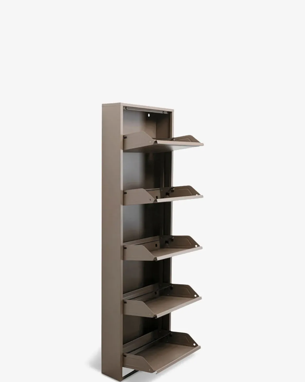 Caruso skoskab 5 låger Taupe