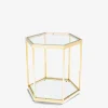 Comb sidebord Guld