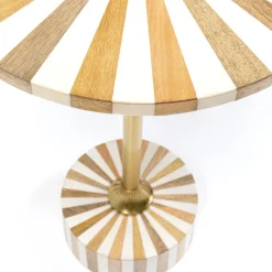 Domero cirque sidebord Guld/hvid
