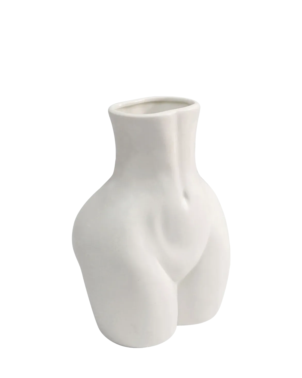 Donna vase lille Hvid