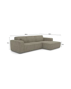 Espada chaiselongsofa Højrevendt