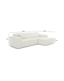 Espada chaiselongsofa Højrevendt