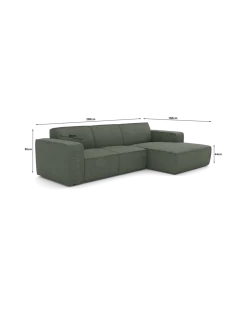 Espada chaiselongsofa Højrevendt