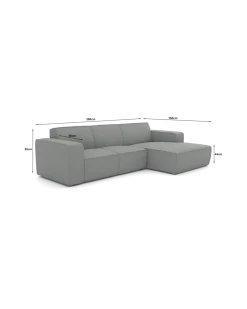 Espada chaiselongsofa Højrevendt
