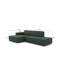 Espada chaiselongsofa Venstrevendt med open end